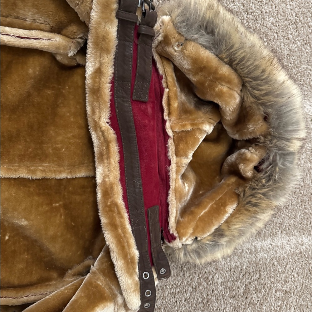 Jordan Craig Kids Denali Shearling Jacket (Burgundy) 2T - Picture 4 of 7